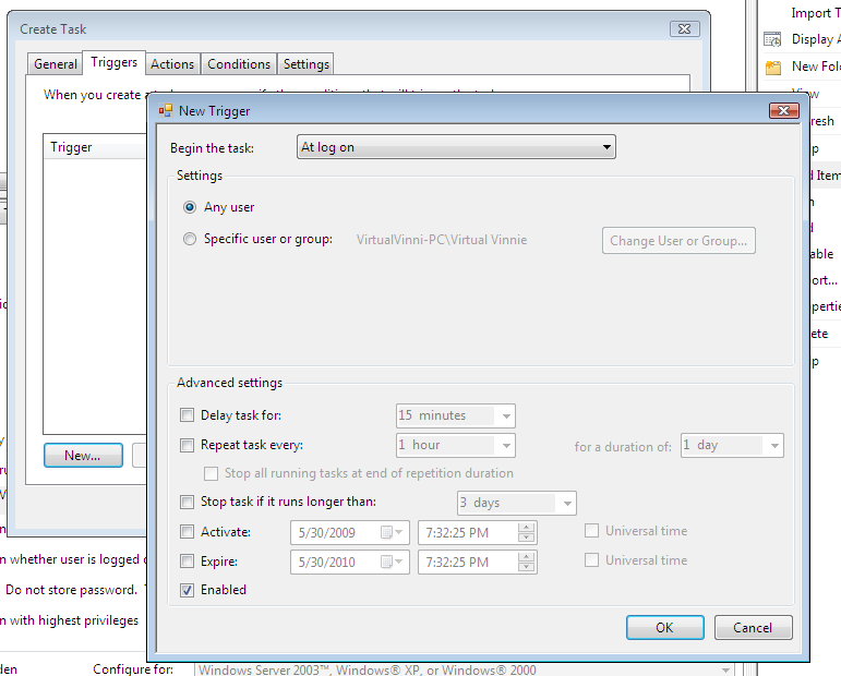 Vista scheduler shot 4